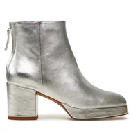 Botki damskie - Botki Balagan Elton Srebrny - miniaturka - grafika 1