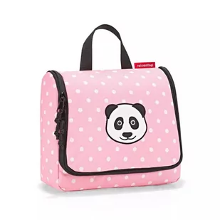 Reisenthel Kosmetyczka dla dzieci Toiletbag Kids - panda dots pink - Kosmetyczki, organizery i kuferki - miniaturka - grafika 1