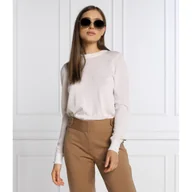 Swetry damskie - Michael Kors Wełniany sweter MERINO BUTTON | Regular Fit - miniaturka - grafika 1