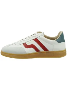 GANT Footwear Skórzane sneakersy "Cuzmo" w kolorze biało-czerwonym - Trampki męskie - miniaturka - grafika 1