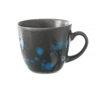 Filiżanki - Fine Dine FILIŻANKA FLORA 75 ml DO ESPRESSO BEZ SPODKA PORCELANA EARTH COLOURS CZARNA - miniaturka - grafika 1