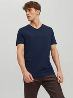 Koszulki męskie - Jack & Jones Koszulka w kolorze granatowym - miniaturka - grafika 1