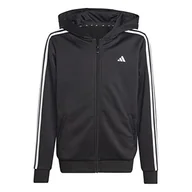 Bluzy dla dziewczynek - adidas U TR-es 3s Fzhd Bluza Dzieci - miniaturka - grafika 1