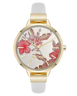 Nine West Sukienka Watch NW/2044FLWT, Biały/złoty - Sukienki - miniaturka - grafika 1