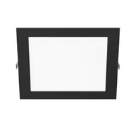 Oprawy, klosze i abażury - Oprawa stropowa łazienkowa Extraflat czarna 22 cm IP44 Inspire - miniaturka - grafika 1