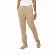 Spodnie sportowe damskie - Damskie spodnie Jack Wolfskin DESERT ROLL UP PANTS W sand storm - 34 - miniaturka - grafika 1
