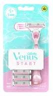 Maszynki do golenia i wkłady - Gillette VENUS START Maszynka do golenia + 3 wkłady 7702018591152 - miniaturka - grafika 1