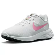 Trampki damskie - Nike Revolution 6 Next Nature, Trampki damskie, White Pink Spell Fossil Stone Black, 38 EU - miniaturka - grafika 1