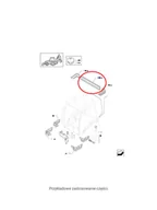 Części i akcesoria do maszyn rolniczych - NEW HOLLAND CASE Pokrywa - listwa kabiny CNH 85805303 85805303 - miniaturka - grafika 1