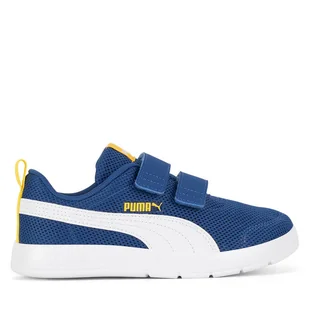 Sneakersy Puma COURTFLEX V3 MESH PS 39808505 Niebieski - Buty dla chłopców - miniaturka - grafika 1