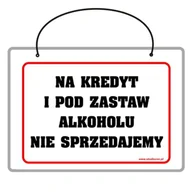 Tablice BHP - Tablica laminowana A5 - na kredyt i pod zastaw - miniaturka - grafika 1