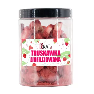 TRUSKAWKI LIOFILIZOWANE plastry 40g suszone owoce PRODUKT NATURALNY - Owoce świeże i suszone - miniaturka - grafika 1