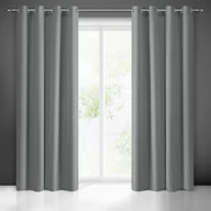 Zasłony - Eurofirany Euro Firany Zasłona Rita 140 x 250 Przelotka Szary 1223829 - miniaturka - grafika 1