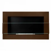 Biokominki - Biokominek 650x400mm Globmetal brązowy z szybą kod: 001.06.023.01 - miniaturka - grafika 1