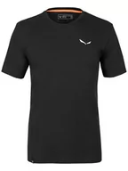 Koszulki sportowe męskie - Salewa Koszulka funkcyjna "Pure Dolimites" w kolorze czarnym - miniaturka - grafika 1