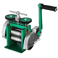 Laminatory - VEVOR Maszyna do laminowania kombinowanego, Laminator Biżuteria 85 mm Szerokość Trwała Rolka Laminator Ręczny Narzędzie do robienia tabletów DIY Regulowany otwór 0-5 mm (120 x 55 mm) - miniaturka - grafika 1