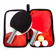 Tenis stołowy - Paletki Do Ping Ponga Piłeczki Zestaw W Etui - miniaturka - grafika 1