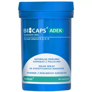 ForMEDS Bicaps Adek 60K Poprawa Kondycji Organizmu - Witaminy i minerały - miniaturka - grafika 1