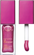 Błyszczyki do ust - Clarins Lip Comfort Oil Shimmer olejek do ust 03 Funky Raspberry 7 ml - miniaturka - grafika 1