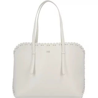 Torebki damskie - Roberto Cavalli Class Class Torba shopperka skórzana 33cm white C81PWCPI0052-010 - grafika 1