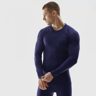 Męski longsleeve termoaktywny 4F 4FRAW23USEAM141-31S - granatowy - Koszulki sportowe męskie - miniaturka - grafika 1