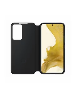 Samsung Smart Clear View Cover do Galaxy S22 Czarny EF-ZS901CBEGEW - Etui i futerały do telefonów - miniaturka - grafika 1