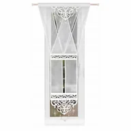 Firany - PANEL AŻUROWY 120 x 350 CM PANELE DEKORACYJNE PANEL EKRANOWY Z KORALIKAMI - miniaturka - grafika 1