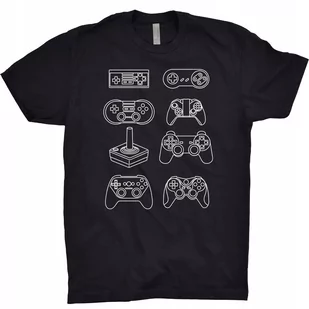Kontrolery Koszulka Pad Gracz Gamer Joystick Retro - Koszulki męskie - miniaturka - grafika 1