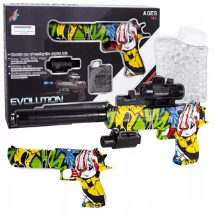 Pistolet Karabin Elektryczny Na Kulki Żelowe - Zabawki militarne - miniaturka - grafika 1