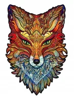 Puzzle - Puzzle Drewniane Dla Dorosłych Kolory Ognisty Lis - miniaturka - grafika 1