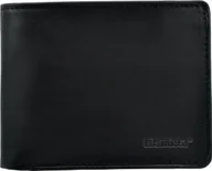 Portfele - Bartex BARTEX 1096M-ID skórzany portfel męski czarny RFID Travel 1096M-ID - miniaturka - grafika 1