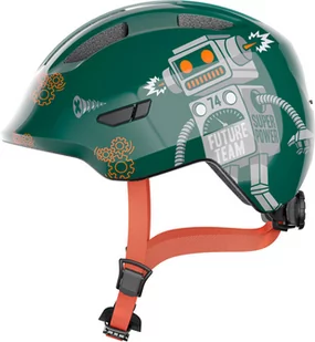 ABUS Smiley 3.0 Helmet Kids, zielony S | 45-50cm 2022 Kaski dla dzieci - Kaski rowerowe - miniaturka - grafika 1