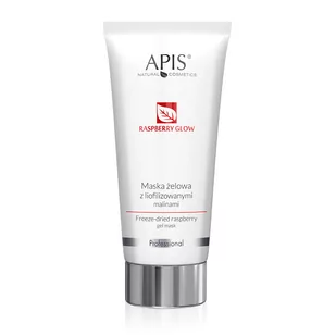 Apis Professional Maska żelowa z liofilizowanymi malinami Professional Raspberry Glow 200ml - Maseczki do twarzy - miniaturka - grafika 1
