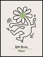 Podkładki pod mysz - PODKŁADKA POD MYSZ Z Nadrukiem 22x18 cm Keith Haring ART Tekst Prezent - miniaturka - grafika 1