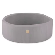 Suche baseny - Misioo Suchy Basen 90X30 Cm Okrągły Jasnoszary Active - miniaturka - grafika 1