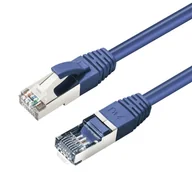 Patchcordy - Microconnect MC-SFTP6A01B kabel sieciowy Niebieski 1 m Cat6a S/FTP (S-STP) - miniaturka - grafika 1