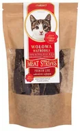 Przysmaki dla kotów - MILORD MEAT KOT Suszone Przysmaki - Paski z Wątroby Wołowej 40g - miniaturka - grafika 1