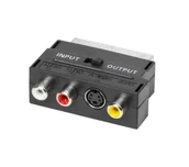 Złącza, przejściówki, adaptery - Vivanco 47048 S-VHS Mini DIN / Scart - miniaturka - grafika 1