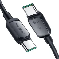 Kable USB - Kabel USB Joyroom USB-C - USB-C 1.2 m Czarny (JYR759) - miniaturka - grafika 1