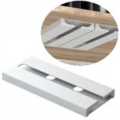 Pozostałe akcesoria barmańskie - WIESZAK NA WINO Kieliszki PODWÓJNY Biały Matowy - miniaturka - grafika 1