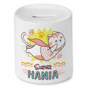 Skarbonka 330 ml Dla Hani Córki Dziecka Prezent z Nadrukiem ze Zdjęciem - Skarbonki - miniaturka - grafika 1