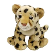 Zabawki interaktywne dla dzieci - Maskotka Gepard Siedzący Pluszak 25cm Miękka Przytulanka Miś Gepard - miniaturka - grafika 1