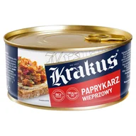 Pasztet i przetwory mięsne - Paprykarz Wieprzowy 300 g Krakus - miniaturka - grafika 1