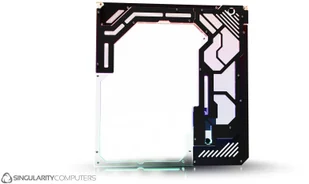 Singularity Singularity Computers Spectre 4 Aevum Dual Loop Side Panel Acrylic Clear/schwarz - Akcesoria do komputerów stacjonarnych - miniaturka - grafika 1