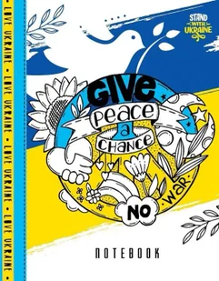 Notatnik ozdobny A5/64K kratka TW Peace - pokój - Fresh - Notesy i bloczki - miniaturka - grafika 1