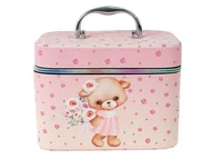 Kosmetyczki, organizery i kuferki - Adar Kuferek M z lusterkiem na zamek 21x14x11,5cm - miniaturka - grafika 1