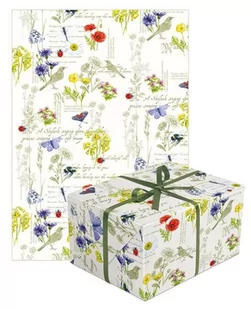 Papier Prezentowy Kwiaty Decoupage - Opakowania i torebki na prezenty - miniaturka - grafika 1