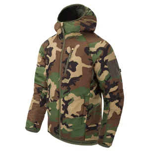 Kurtka Helikon-Tex WOLFHOUND Hoodie Climashield Apex 67g - US Woodland - Odzież taktyczna i umundurowanie - miniaturka - grafika 1