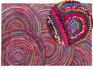 Dywan Bawełniany 160 X 230 Cm Wielokolorowy Kozan - Dywany - miniaturka - grafika 1