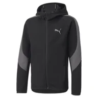 Odzież sportowa dziecięca - Kurtka Sportowa Dziecięca Puma Evostripe Czarny - miniaturka - grafika 1